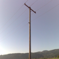 Power Pole without Transformer